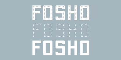 Fosho Font Poster 4