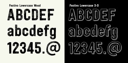 Festivo LC Font Poster 2