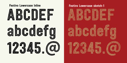 Festivo LC Font Poster 4