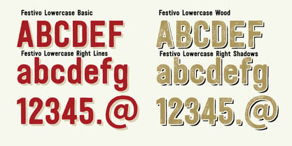 Festivo LC Font Poster 5