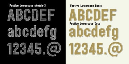 Festivo LC Font Poster 6