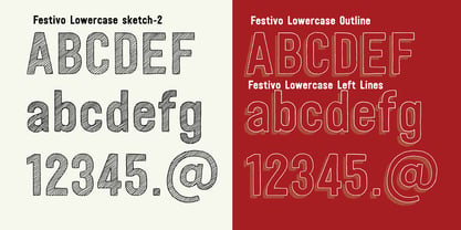 Festivo LC Font Poster 7