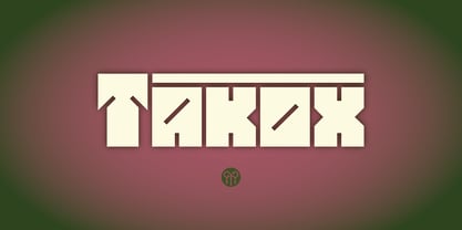 Takox Font Poster 8