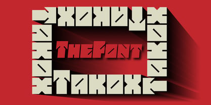 Takox Font Poster 7