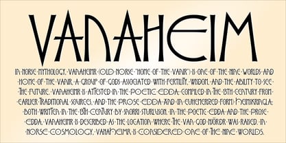 PR Vanaheim Font Poster 1