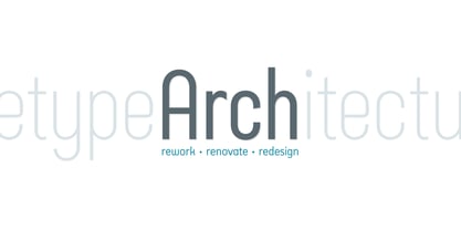 Arch Font Poster 2