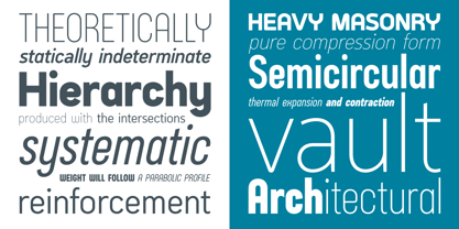 Arch Font Poster 8