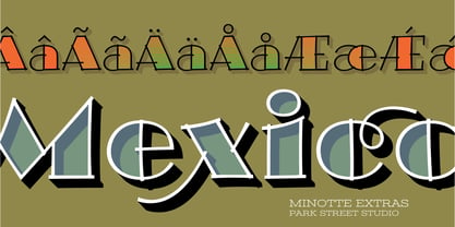 Minotte Font Poster 4