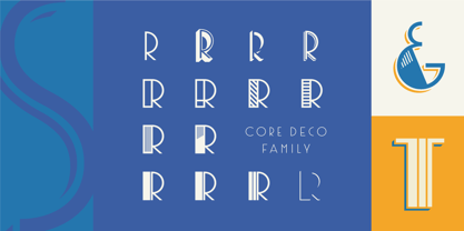 Core Deco Font Poster 1