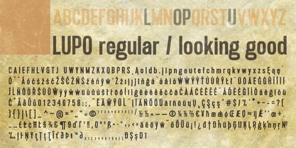 Lupo Font Poster 6