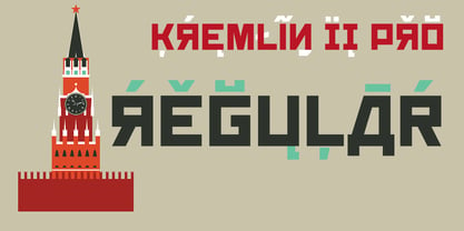 Kremlin II Pro Font Poster 1