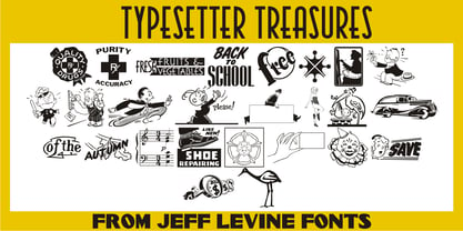 Typesetter Treasures JNL Fuente Póster 1