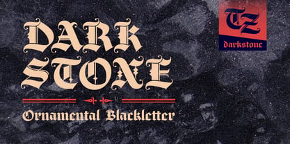 Darkstone Font Poster 1