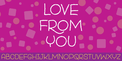 Love From Me Font Poster 1