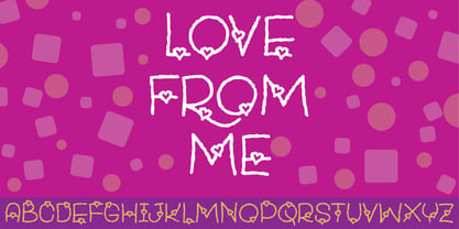 Love From Me Font Poster 6