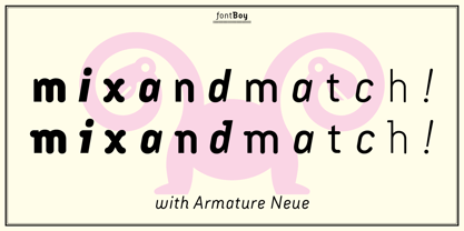 Armature Neue Sans Font Poster 5