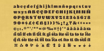 Café Brasil Font Poster 8