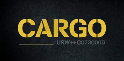 Cargo Font Poster 1