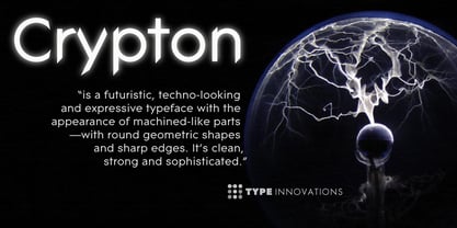 Crypton Font Poster 1
