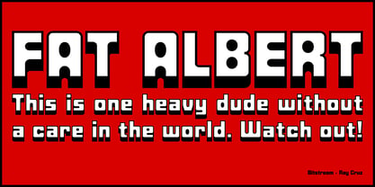 Fat Albert BT Font Poster 1