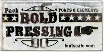 Bold Pressing Pack Fuente Póster 1