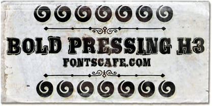 Bold Pressing Pack Font Poster 6