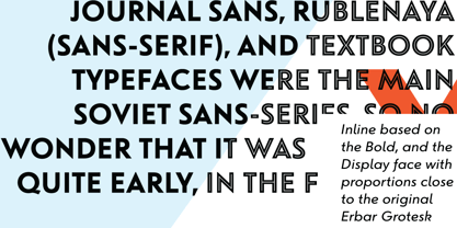 Journal Sans New Font Poster 3