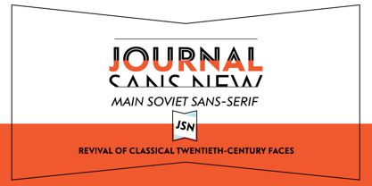 Journal Sans New Font Poster 7