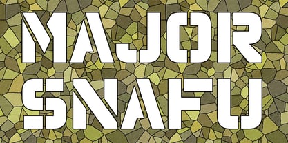 Major Snafu Pro Font Poster 1