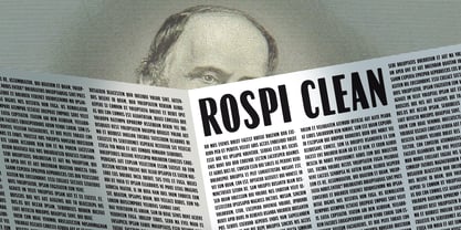 Rospi Clean and Retro Font Poster 1