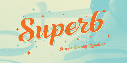 Superb Font Poster 1