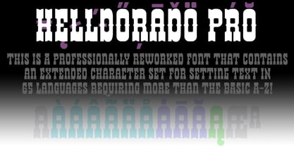 Helldorado Pro Font Poster 4