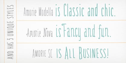 Amorie Font Poster 3