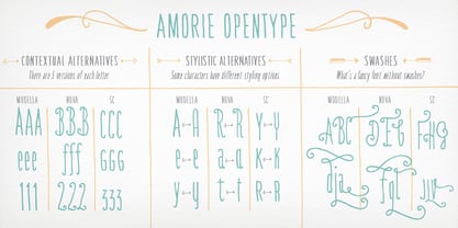 Amorie Font Poster 4
