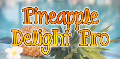Pineapple Delight Pro Font Poster 1