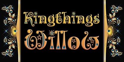Kingthings Willow Pro Font Poster 1