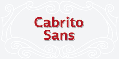 Cabrito Sans Font Poster 1