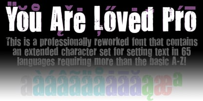You Are Loved Pro Font Poster 6