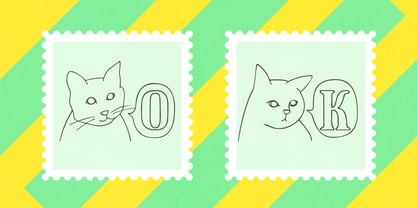 Cat Talk Font Poster 3