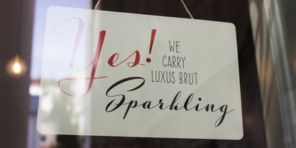 Luxus Brut Sparkling Fuente Póster 6