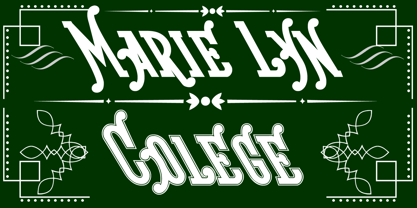 Marie Lyn Font Poster 7