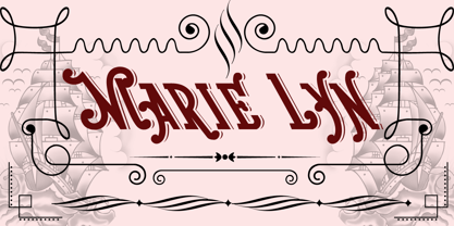 Marie Lyn Font Poster 1