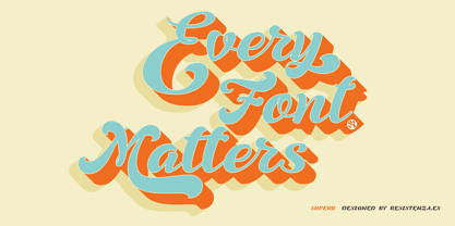 Superb Font Poster 4