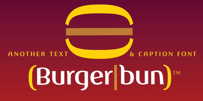 Burgerbun Font Poster 1
