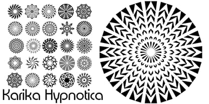 Karika Hypnotica Font Poster 2