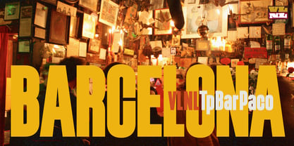 VLNL TpBarPaco Font Poster 4