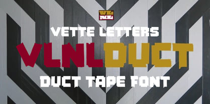 VLNL Duct Font Poster 1