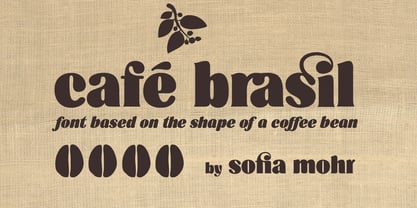 Café Brasil Fuente Póster 1
