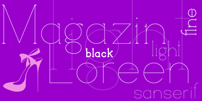 Loreen Font Poster 2