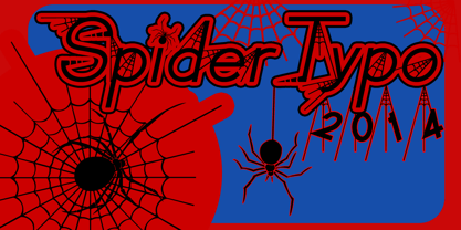 SpiderType Font Poster 1